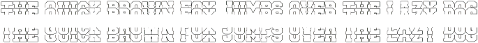 Scholar Stacked Monogram font preview