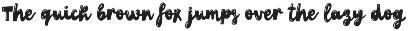 No.156 font preview