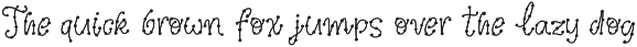 Holiday String - Vintage Dotted Font font preview