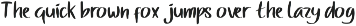 Green Salad Playful Font font preview