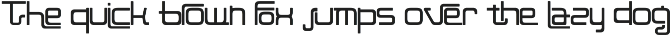Decorative Aesthetic Futuristic Font preview