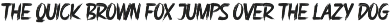 Smoke Thorn | Brush Font preview