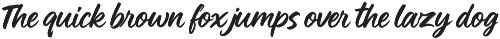 Carmila brush font preview