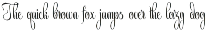 Abellona Script font preview