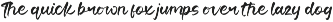 Lemon Talk Modern Handbrush Font preview