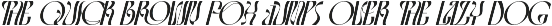 Paintings Galleries Font preview