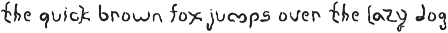 Worm Type font preview