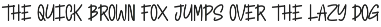Boughistra - Font font preview