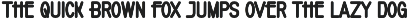 Chrisblack Coffee - Font font preview