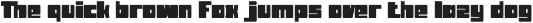 Blockron Industrial Tech Font preview