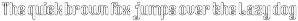 Finger Style font preview