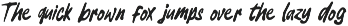 Hyper Outside - Stylish Marker font preview