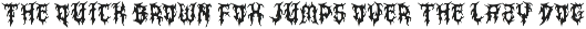 CS Masked – Black Metal Font preview