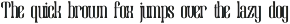Rourque Hollowrail Vintage Serif preview