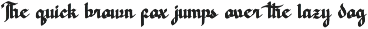 Dicaten | Blackletter Font font preview