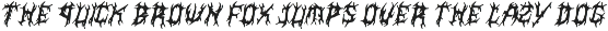 CS Ravage – Black Metal Font preview