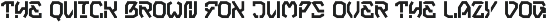Etecho - Stencil Tech Font font preview