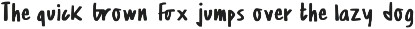 Hong B Handwritten Font preview