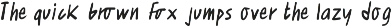 Hong B Handwritten Font preview