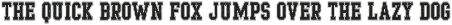 Optimal Distressed font preview