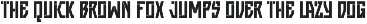 Zegibos - Stencil Font preview
