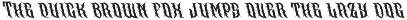 CS Wraith – Black Metal Font preview