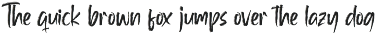 Hallow Mistelar Modern Brush Font font preview