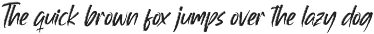 Hallow Mistelar Modern Brush Font preview