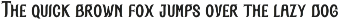 SFC Solanora font preview