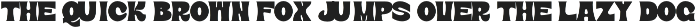 Volt Trix Bold Display Font preview