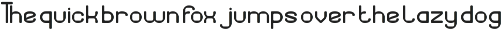 Pixel Round font preview