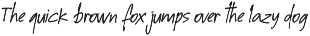 CS Andine – Handwriting Font preview
