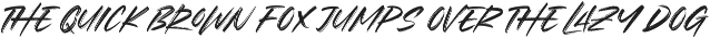 Broken Khemory Display Brush Font preview