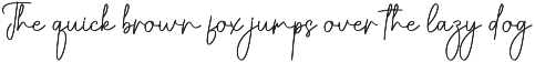 Monday | Script Font preview