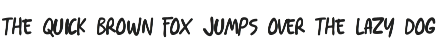 Cenraid Overfive Cool Handmade Font preview