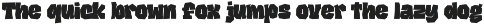 Bars - Funky Block Font preview