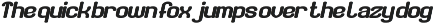 Spent Time font preview