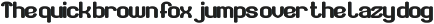 Spent Time font preview