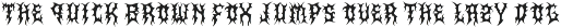 CS Whicker – Death Metal Font preview