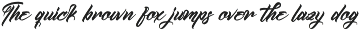 Kamperly Vacation Bold Calligraphy font preview