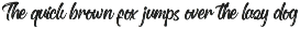 Bright Flash – Script Font preview