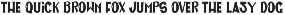 Unique Quotes font preview