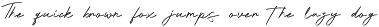 Baughs At Smart - Font preview