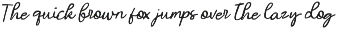 CS Amilia – Handwritten Script Font preview