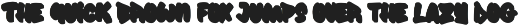 The Big Drop Graffiti Font preview