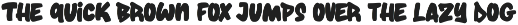 The Big Drop Graffiti Font preview