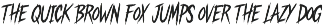 Profane - Brush Font preview
