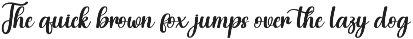 Montana | Script Font preview