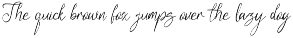 Ulya Elegant Script Font preview