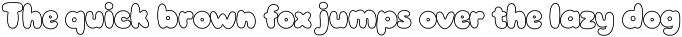 Gummy Loops - A Bubbly Display Font preview